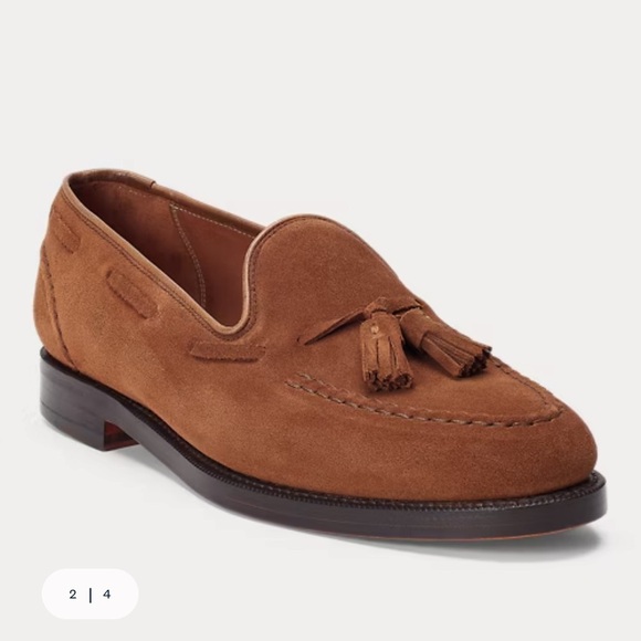 Ralph Lauren Men\'s Brown Suede Loafers main image 4